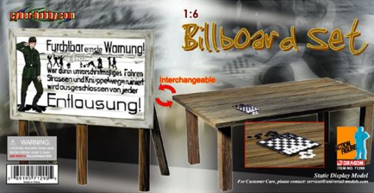  Product image 1 of the product “Billboard Set im Maßstab 1:6 - Cyberhobby Exclusive Set ”