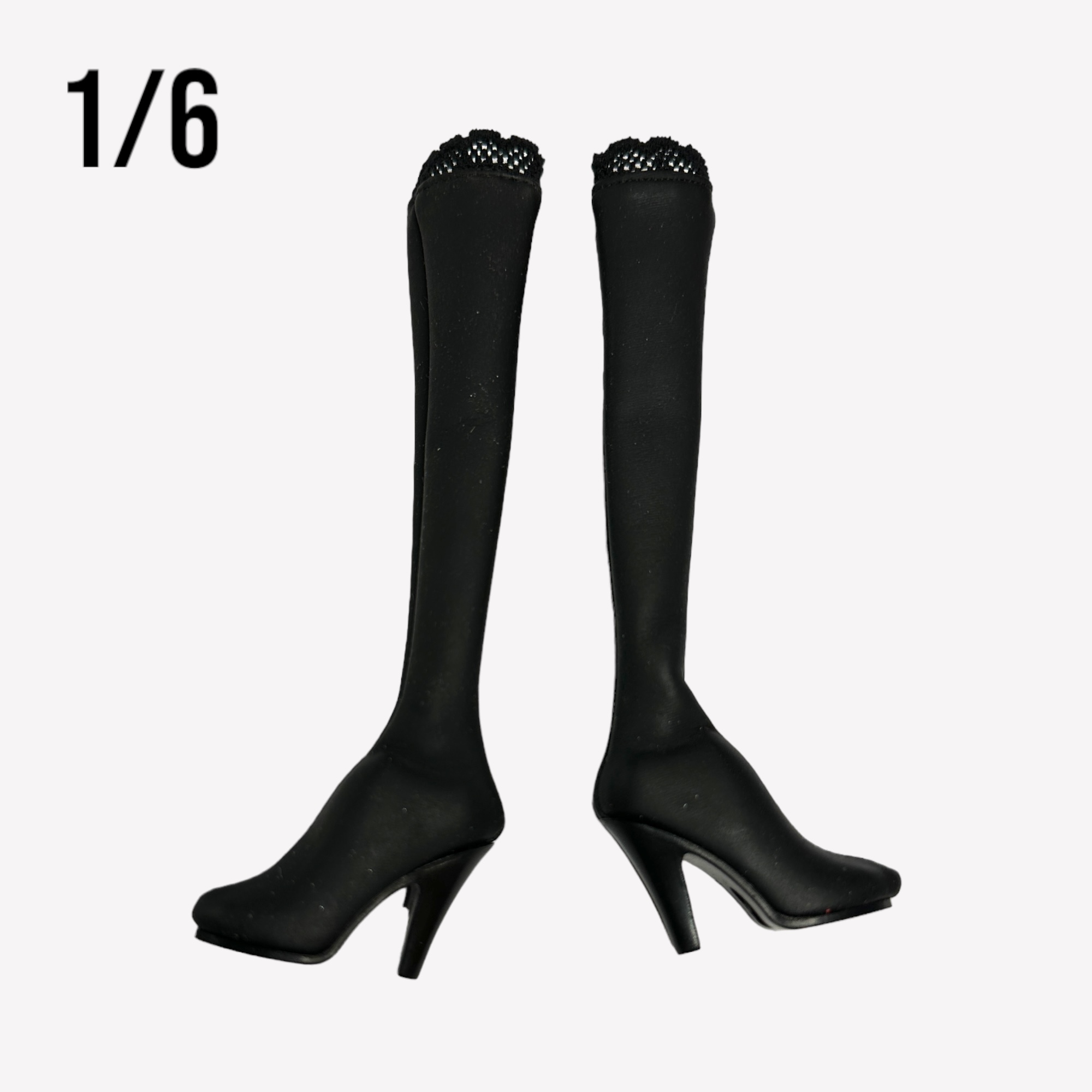  Artikelbild 1 des Artikels “Black Boots with Feet (Rubber) 1/6 “