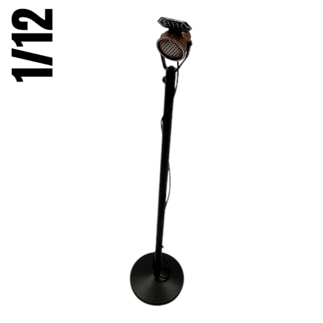 Artikelbild 1 des Artikels “1:12 BBC Microphone with Stand metal “