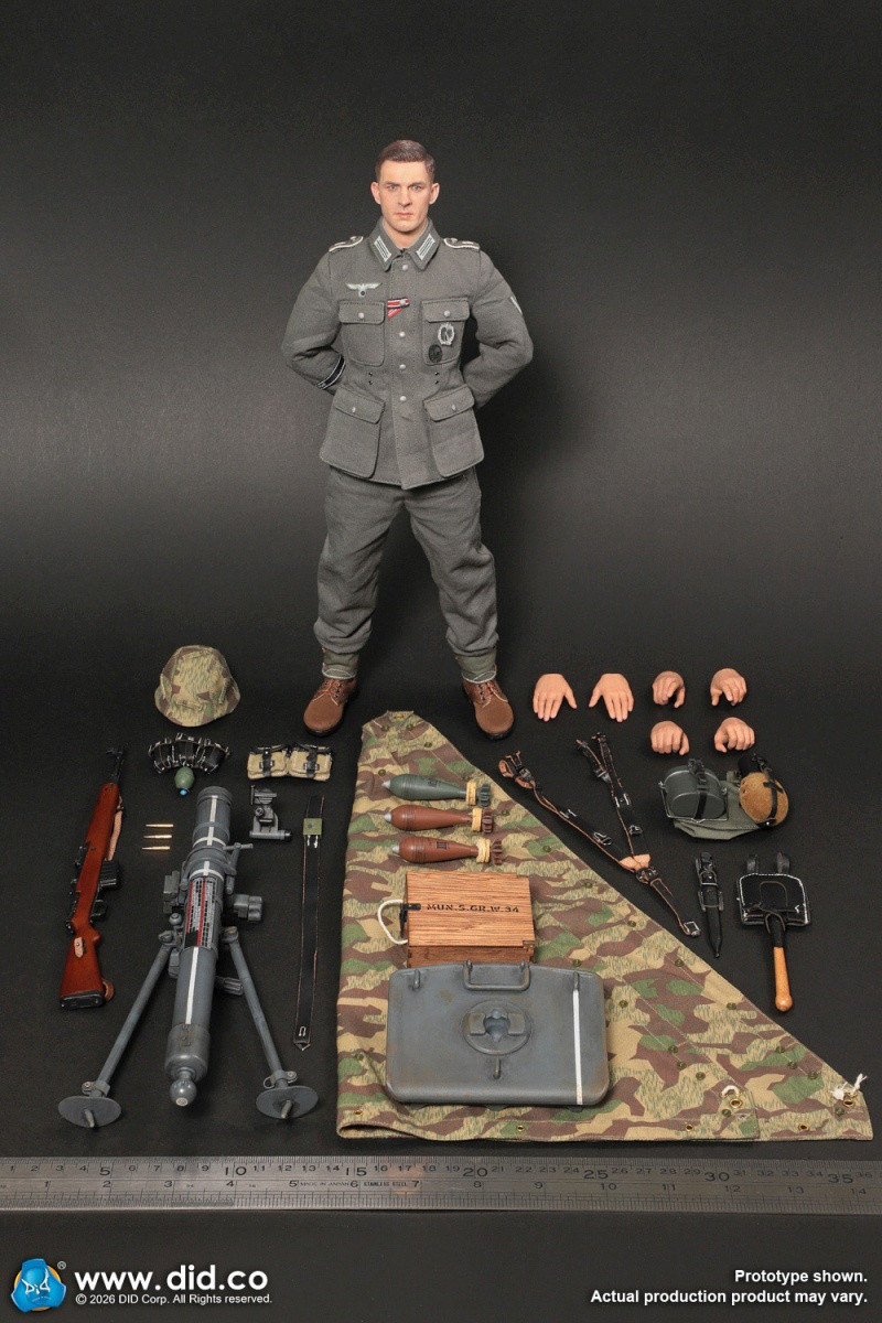 Artikelbild 1 des Artikels “Bruno - WWII German GD Infantry Mortarman - in 1/6 scale “