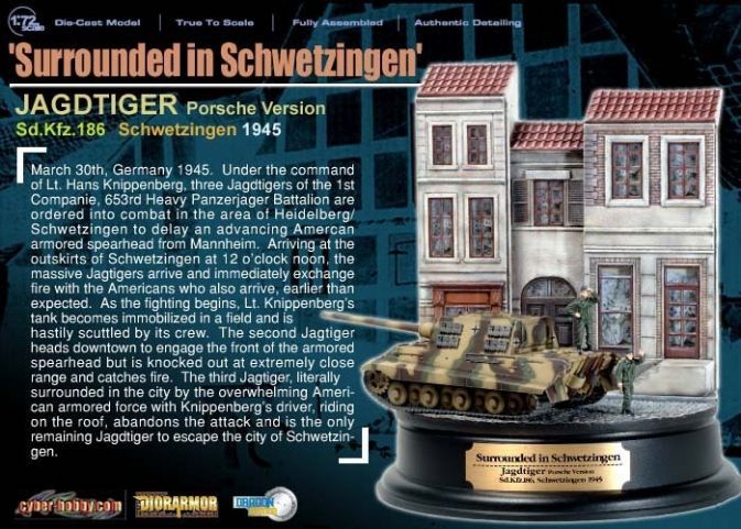  Artikelbild 1 des Artikels “1:72 CH  Jagdtiger Porsche Production w/Zimmerit, s “