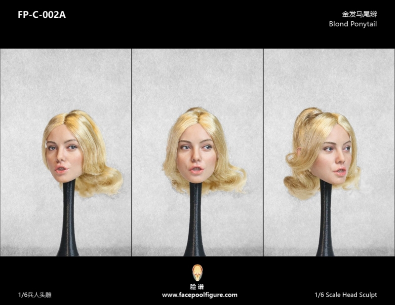  Artikelbild 1 des Artikels “Caucasian Female Head Sculpture with Expression 1:6 “