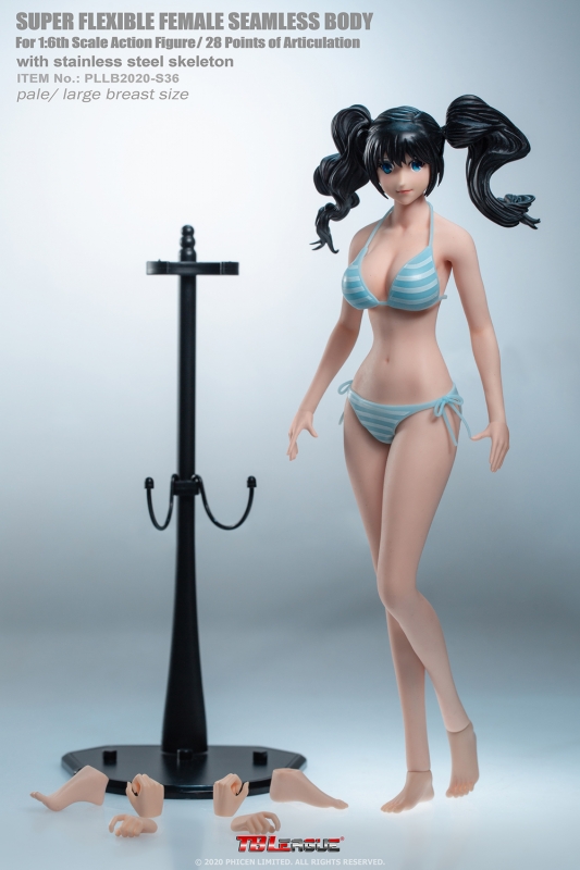 Product image 1 of the product “Phicen Body with Head Anime - grosse Oberweite - Hautfarbe Pale ”