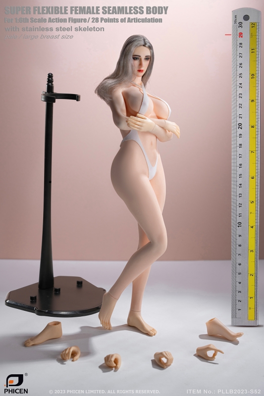  Product image 1 of the product “Caucasian Pale Female Super Flexible Seamless Body (Large Bust) ”