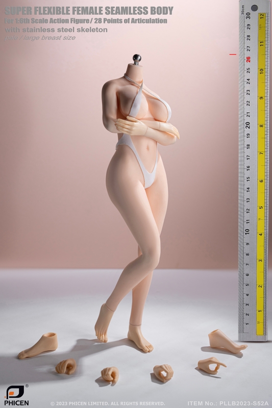 Product image 1 of the product “Caucasian Pale Female Super Flexible Seamless Body (Large Bust) ”