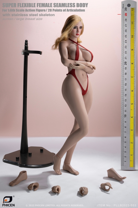  Product image 1 of the product “Caucasian Suntan Female Super Flexible Seamless Body (Large Bust) ”