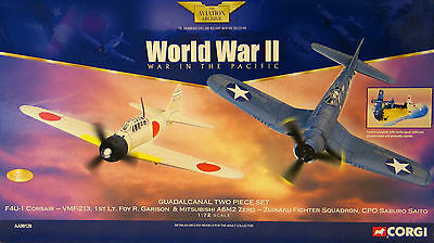  Product image 1 of the product “1:72 Corsair and  Zero  Set Guadalcanal Island, 1943, Dogfight 2-Piece Set ”
