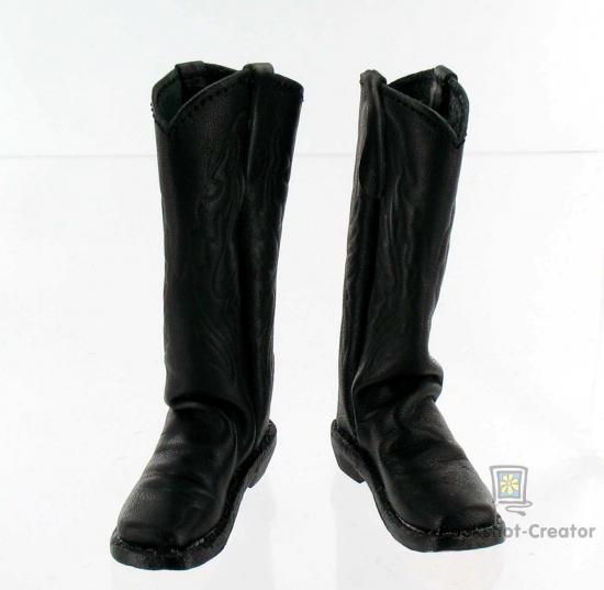  Product image 1 of the product “Cowboy Boots Leather  Black ”