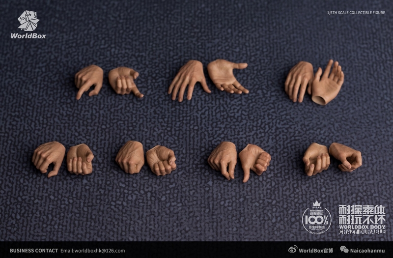  Artikelbild 1 des Artikels “Crazy Durable Cacuasian Hands Sculpts Version 2.0 1/6 “