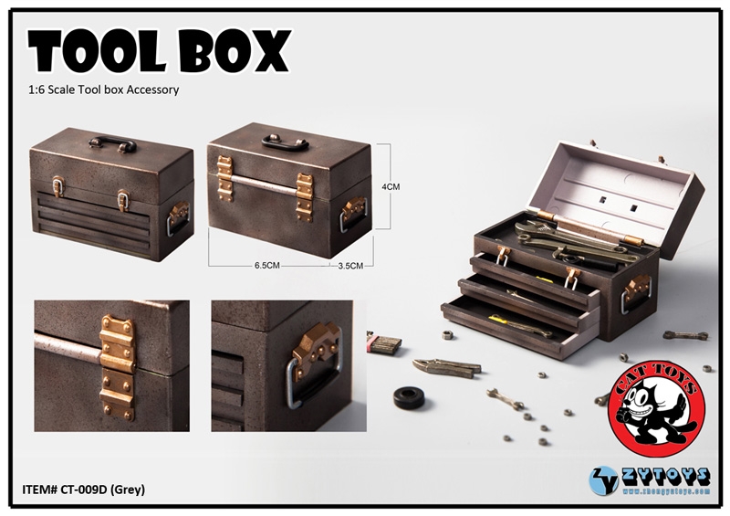  Artikelbild 1 des Artikels “1:6 Scale Tool Box mit Werkzeug 1:6 “