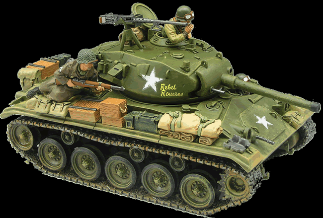  Artikelbild 1 des Artikels “D-Day '44: British & U.S. Troops M24 Chaffee Tank NO BOX “