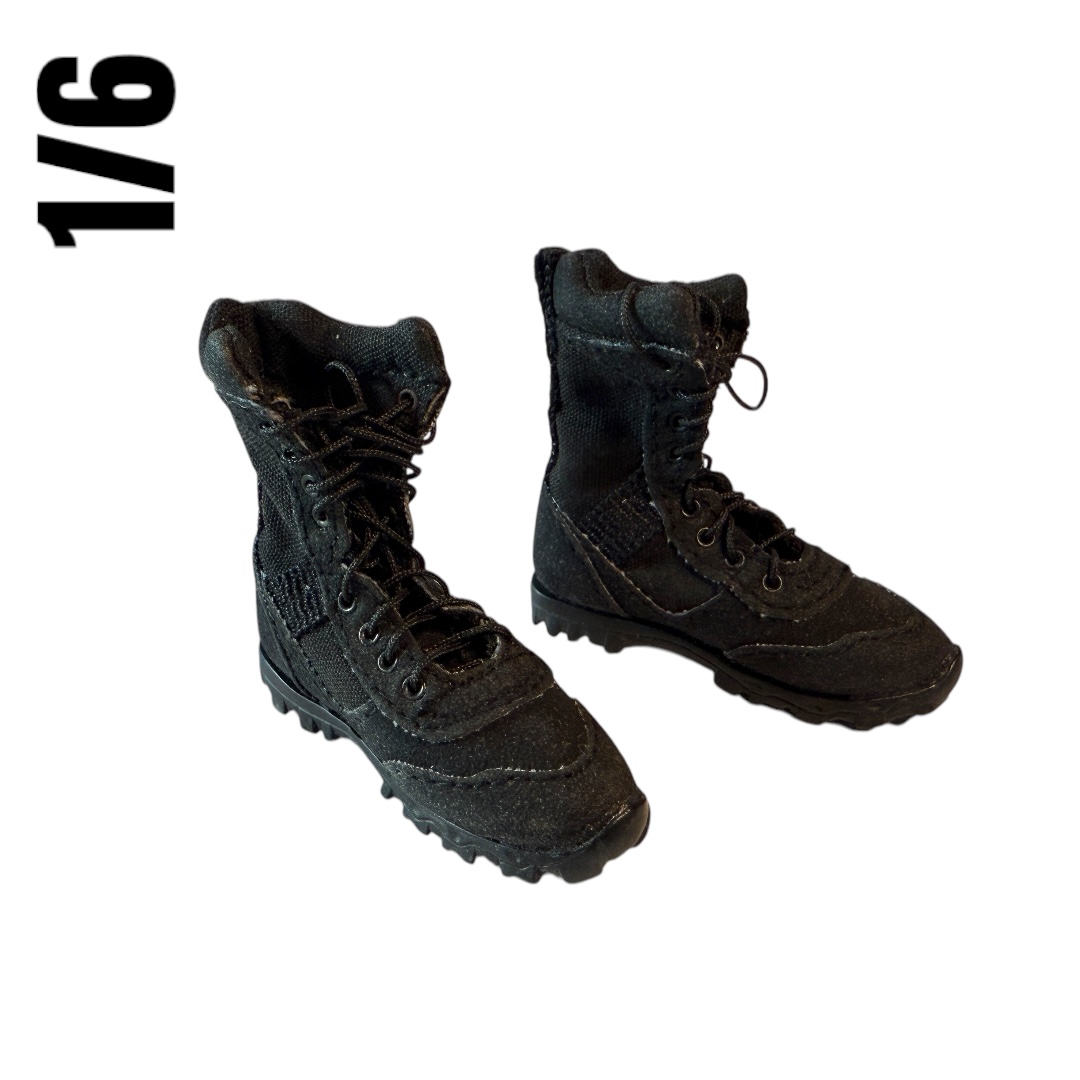  Artikelbild 1 des Artikels “Black Boots. leather 1:6 “