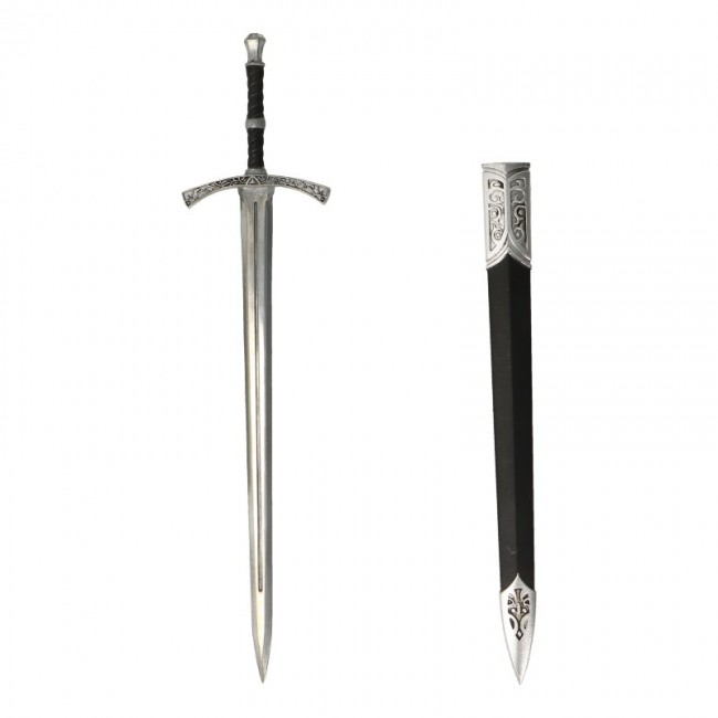  Artikelbild 1 des Artikels “Diecast Knight Hospitaller Master Sergeant Sword with Scabbard (Silver) 1:6 “