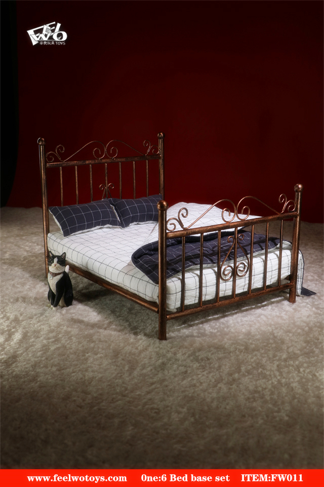  Artikelbild 1 des Artikels “Diecast Single Bed with Mattress (Bronce) 1:6 “