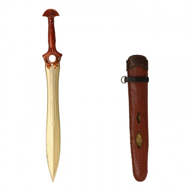  Artikelbild 1 des Artikels “Diecast Sword with Leather Scabbard (Gold) (1:6) “