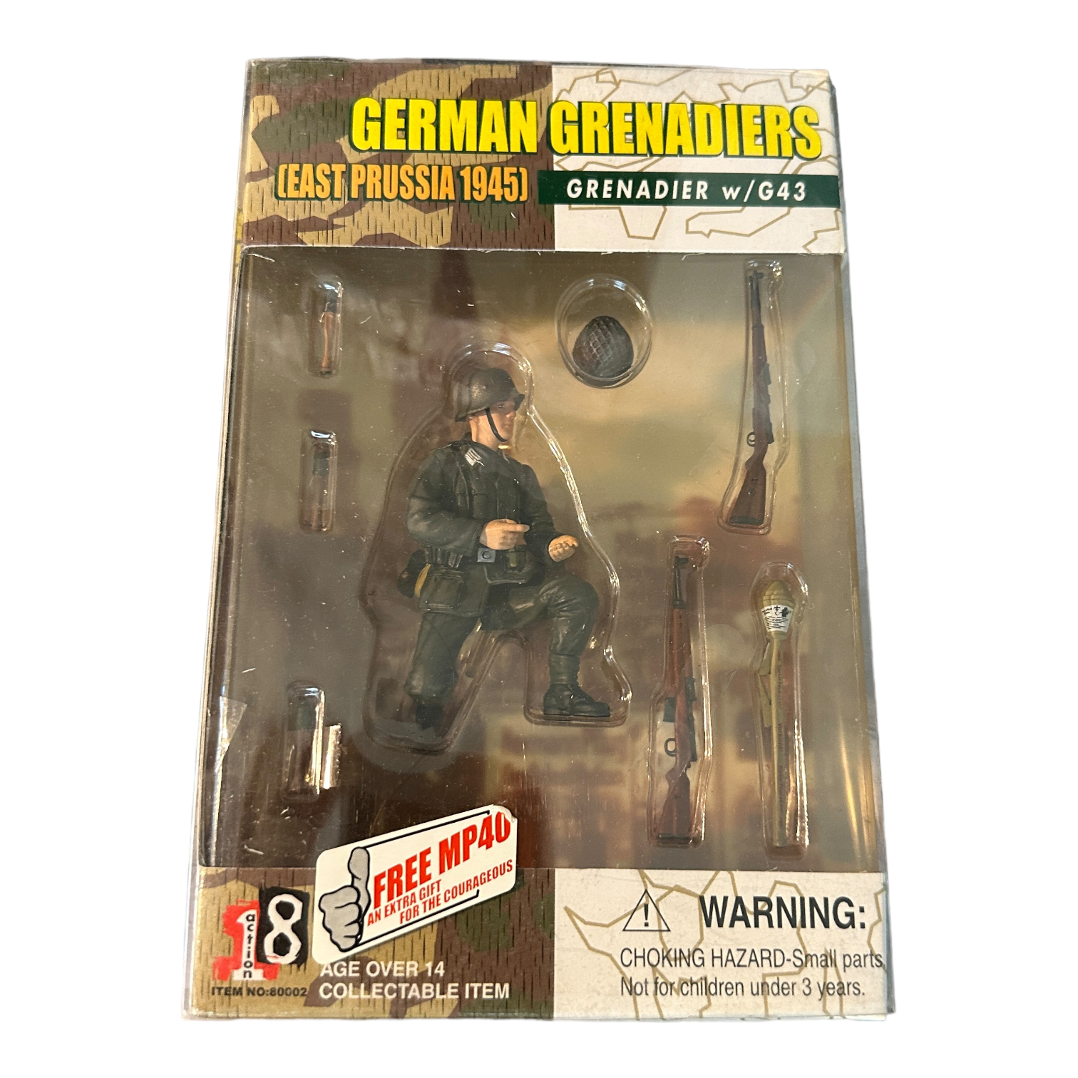  Artikelbild 1 des Artikels “1:18 Wehrmacht grenadier with G43, 80002 “