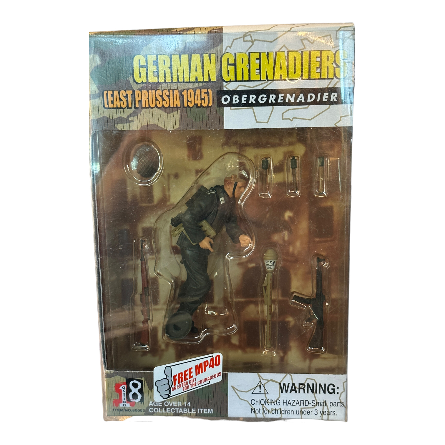  Product image 1 of the product “1:18 wehrmacht Obergrenadier with Mp44 ”