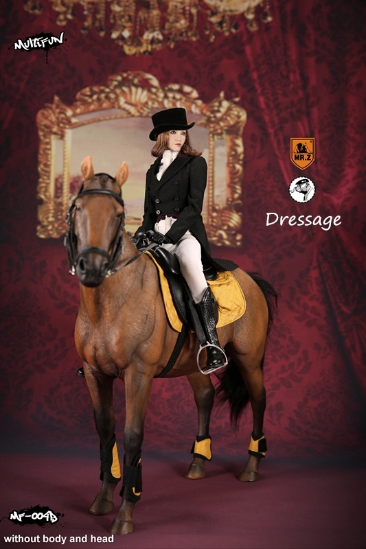  Artikelbild 1 des Artikels “Pferd - Hannoveraner - mit Dressuroutfit im Maßstab 1:6 “