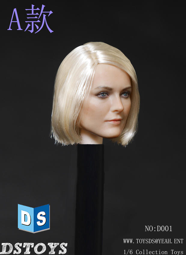  Product image 1 of the product “Female Blond Head D-OO1 ”