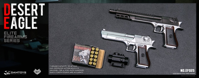  Product image 1 of the product “1/6 Elite Firearms Series - Desert Eagle Set (Silver) ”