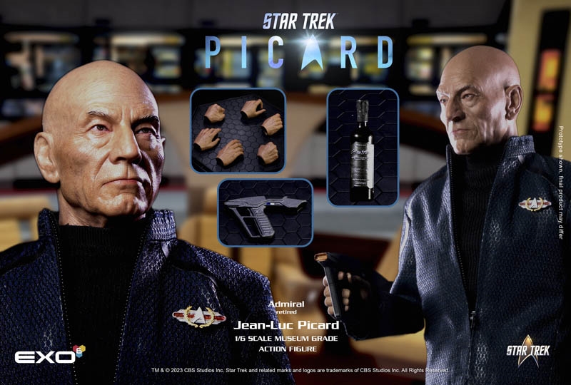  Artikelbild 1 des Artikels “Star Trek Admiral (Ret.) Jean-Luc Picard Actionfigur 1/6 “