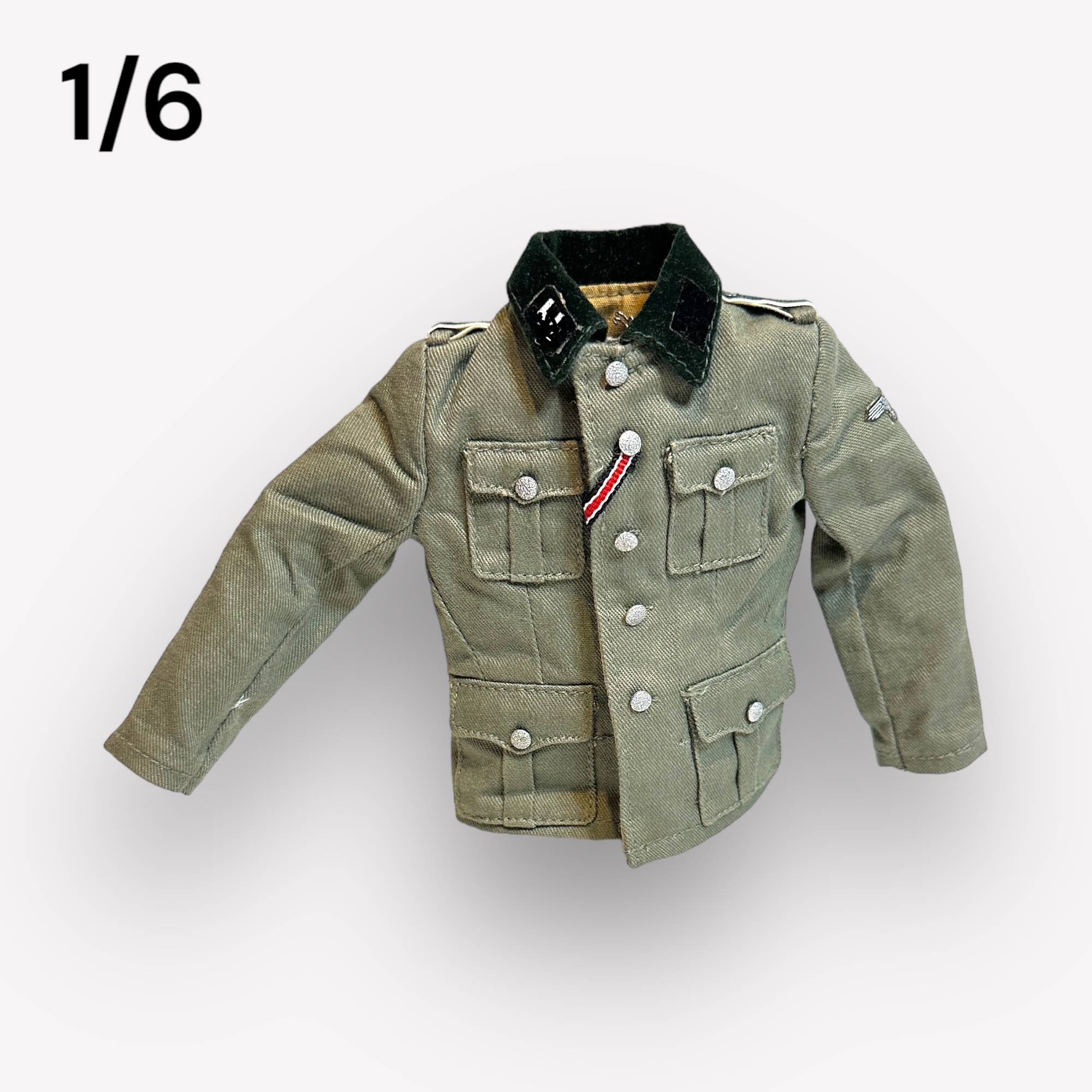  Artikelbild 1 des Artikels “M36 Feldbluse mit Schulterklappen und Spiegel 1/6 “