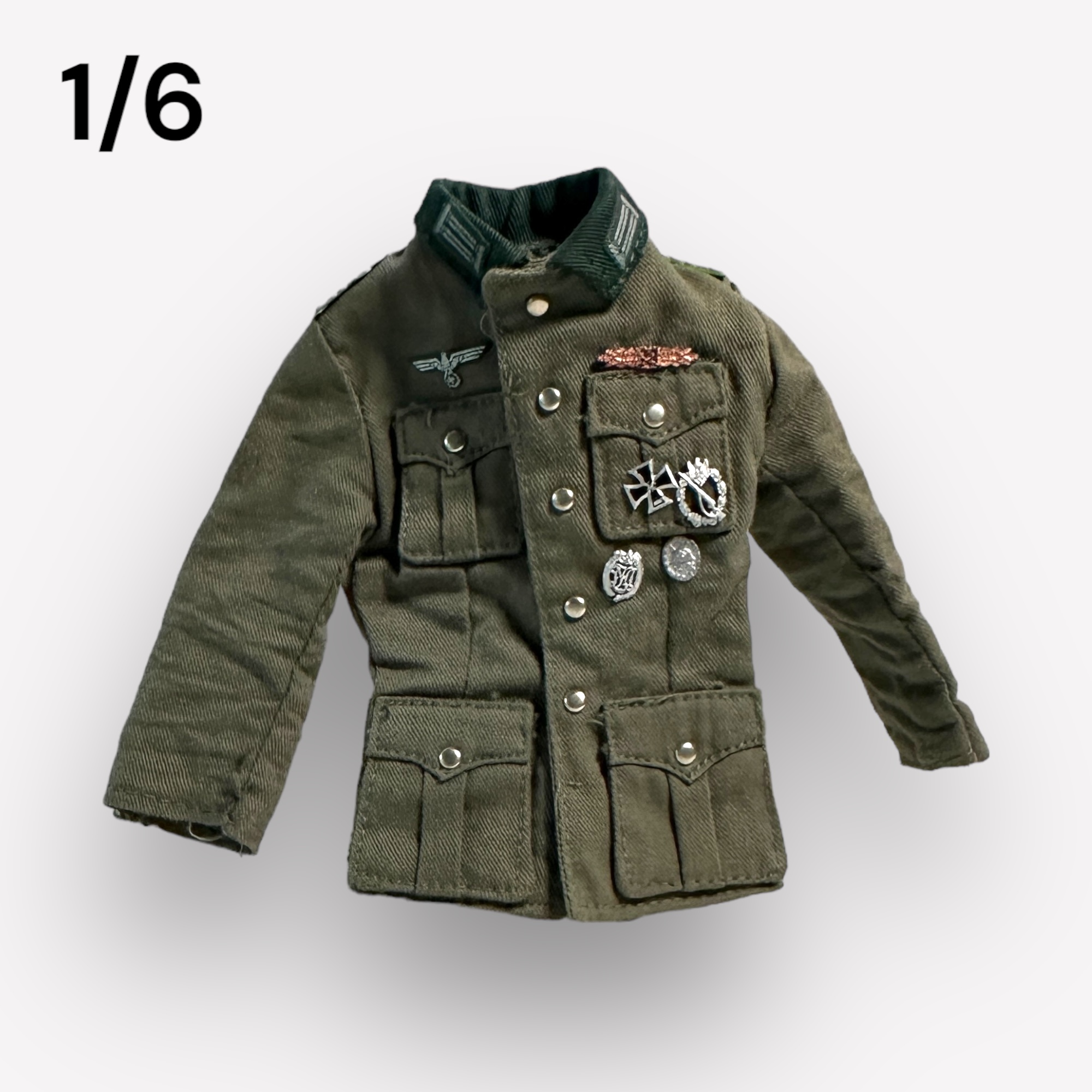  Product image 1 of the product “M36 Feldbluse Gebirgsjäger Major 1/6 ”