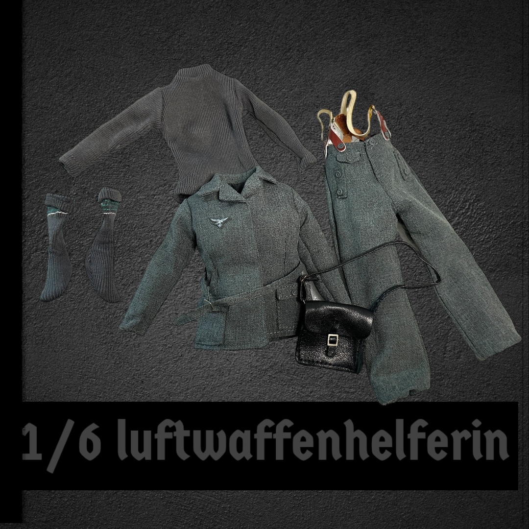  Product image 1 of the product “Female Luftwaffenhelferin Uniform Set1/6 ”