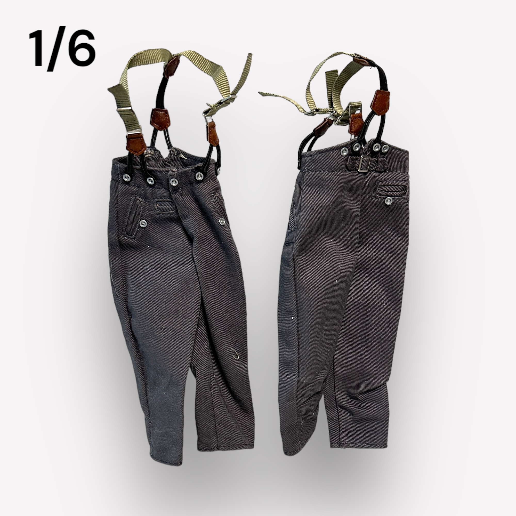  Artikelbild 1 des Artikels “Feldhose 40 mit Hosenträger graublau 1/6 “