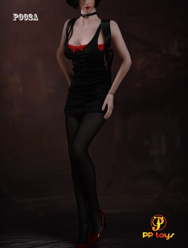  Product image 1 of the product “Female Agent Set (Black) 1/6 ”