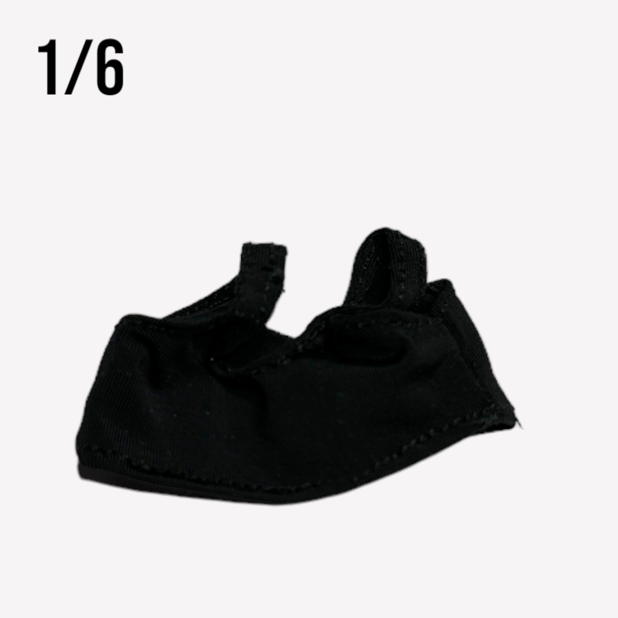  Product image 1 of the product “1:6 Female Half Short T-shirt (Black) ”