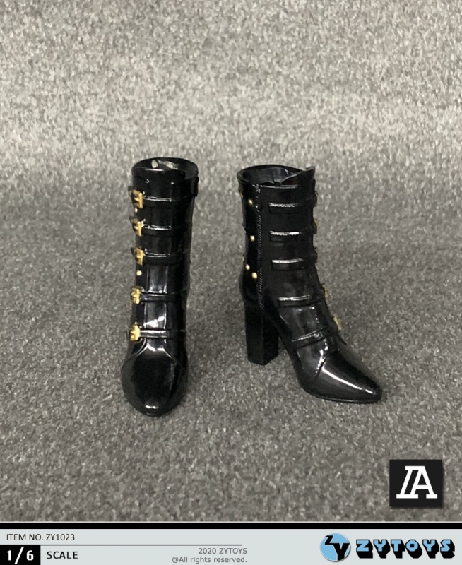  Artikelbild 1 des Artikels “Female Heeled Boots (Black) 1:6 “
