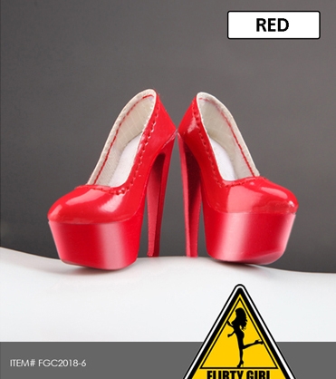  Product image 1 of the product “Female Heeled Shoes (Red) 1/6 ”