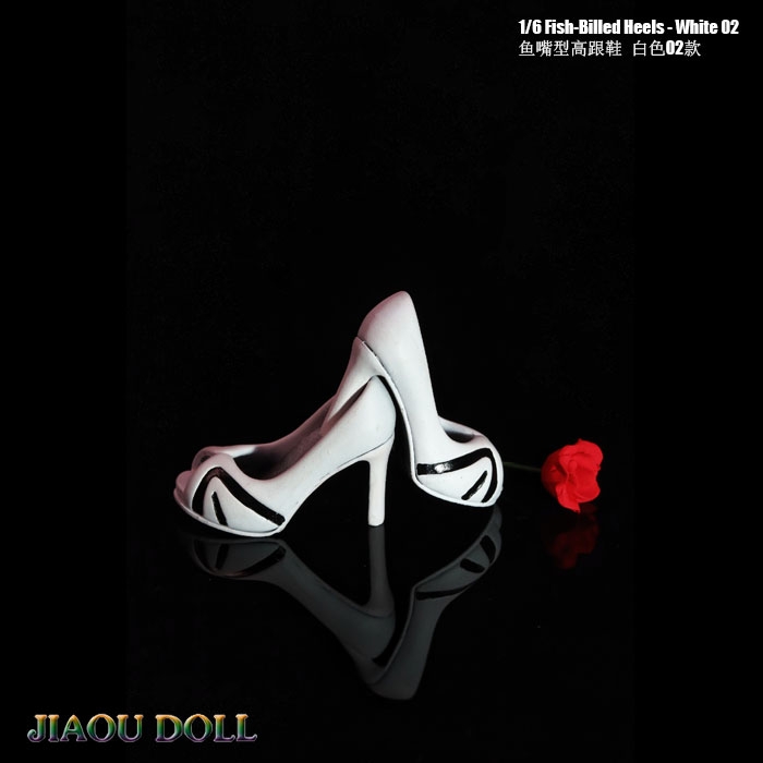  Artikelbild 1 des Artikels “Female Heeled Shoes (White) 1:6 Black “