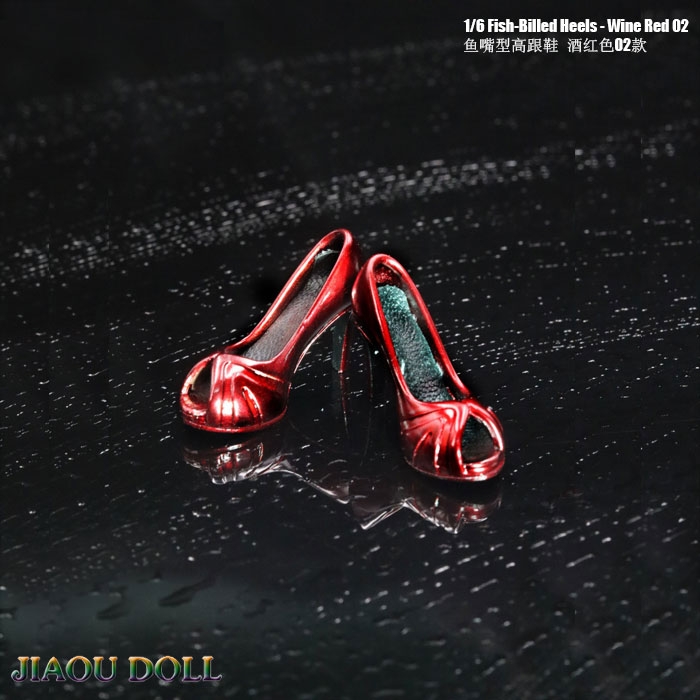  Product image 1 of the product “Female Heeled Shoes (Wine Red) 1/6 ”