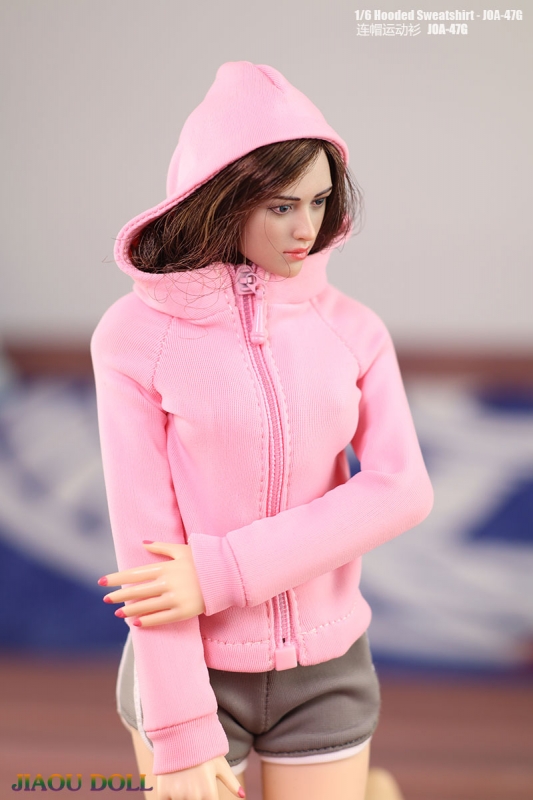  Product image 1 of the product “1:6 Female Hoodie (Pink) ”