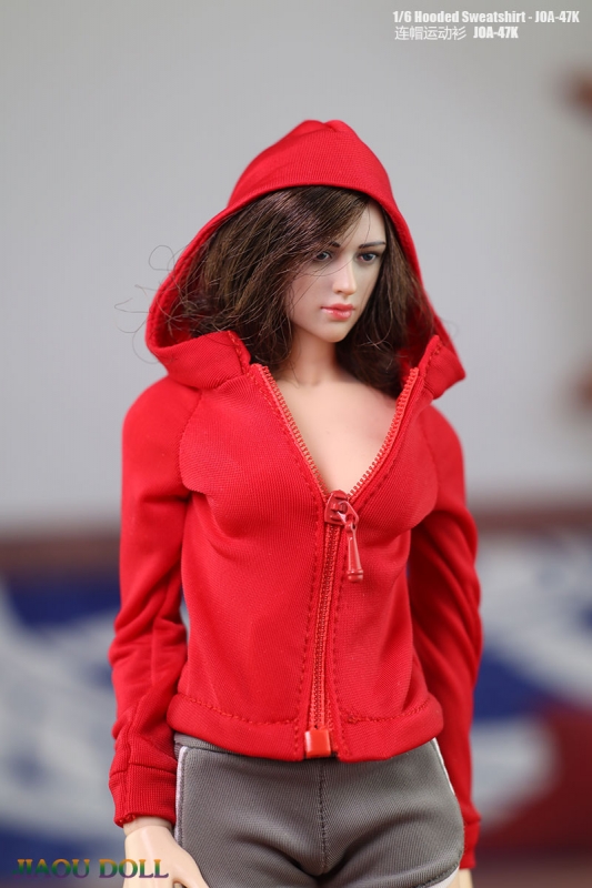  Product image 1 of the product “1:6 Female Hoodie (Red) ”