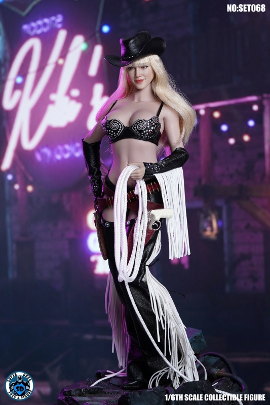  Product image 1 of the product “Female Sexy Cowgirl Set (Black) ”