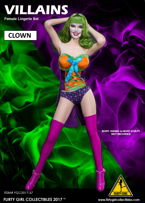  Product image 1 of the product “Female Villains Clown Set ”