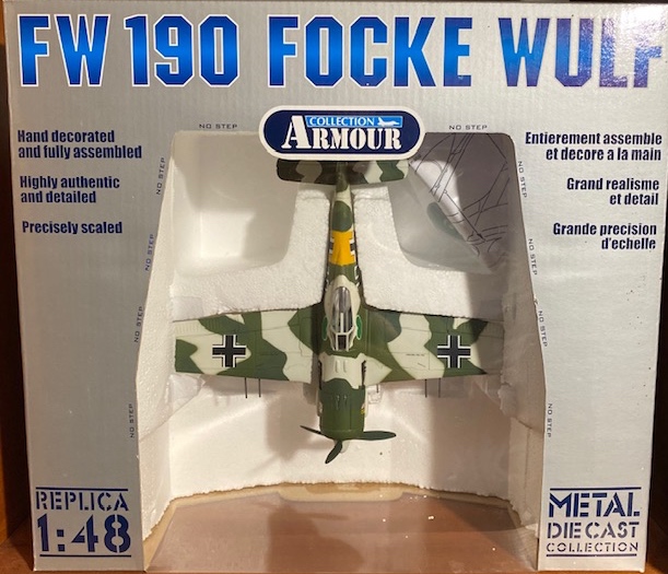  Artikelbild 1 des Artikels “1:48 Scale diecast Focke -Wulff FW 190 1 JG 1 Fritz Losigkeit “