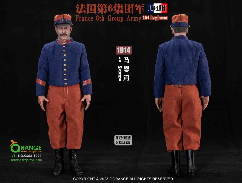  Artikelbild 1 des Artikels “WW1 Uniform Set France 6th Group Army 104 Regiment La Marne 1914 “