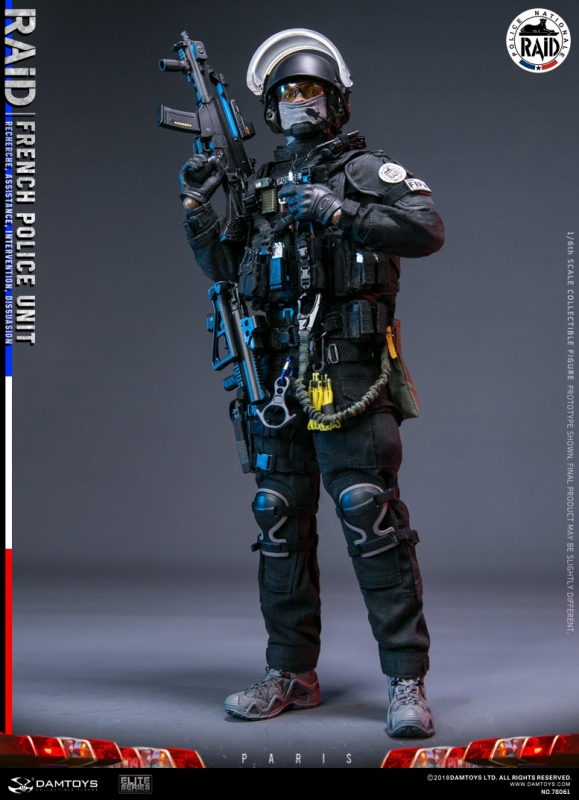  Product image 1 of the product “1/6 French Police Unit - RAID - IN PARIS - in 1/6 scale ”