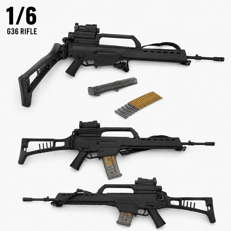  Artikelbild 1 des Artikels “G-36E HK Rifle 1/6 mit Klappschaft Iron Sight “