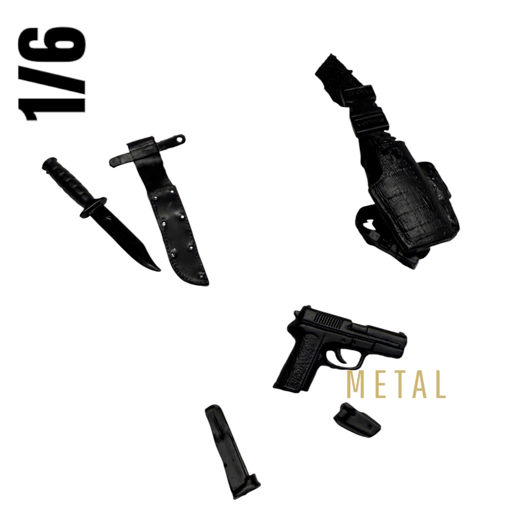  Product image 1 of the product “KBAR Knife with Metal Holster 1/6 ”
