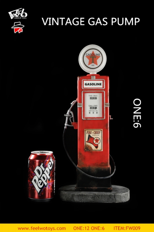  Artikelbild 1 des Artikels “Vintage Gas Pump (Red) 1:6 “