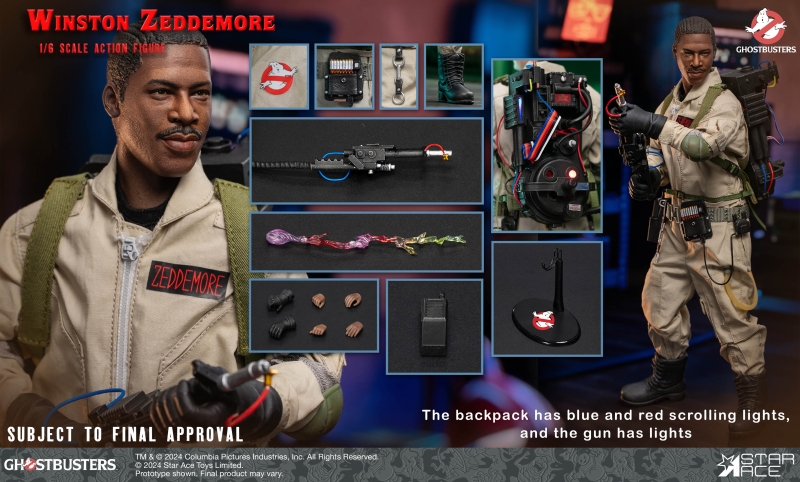  Product image 1 of the product “1/6 scale Ghostbusters -Winston Zeddemore Collectible Action Figure ”