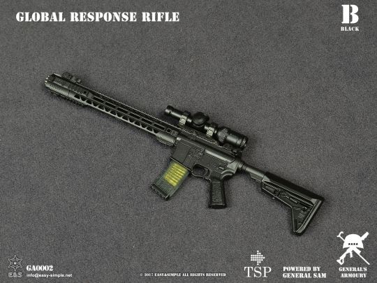  Artikelbild 1 des Artikels “Global Response Rifle (Black) 1:6 “