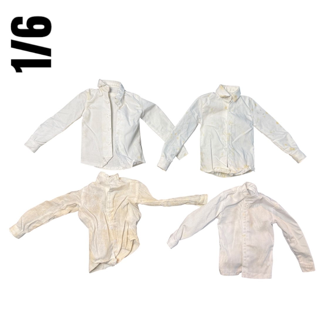  Artikelbild 1 des Artikels “Feldhemd weiss Battleworn Set  1:6 “