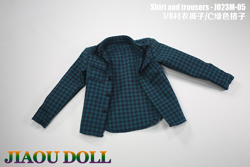  Product image 1 of the product “Plaid Shirt  (darkblue) 1/6 ”