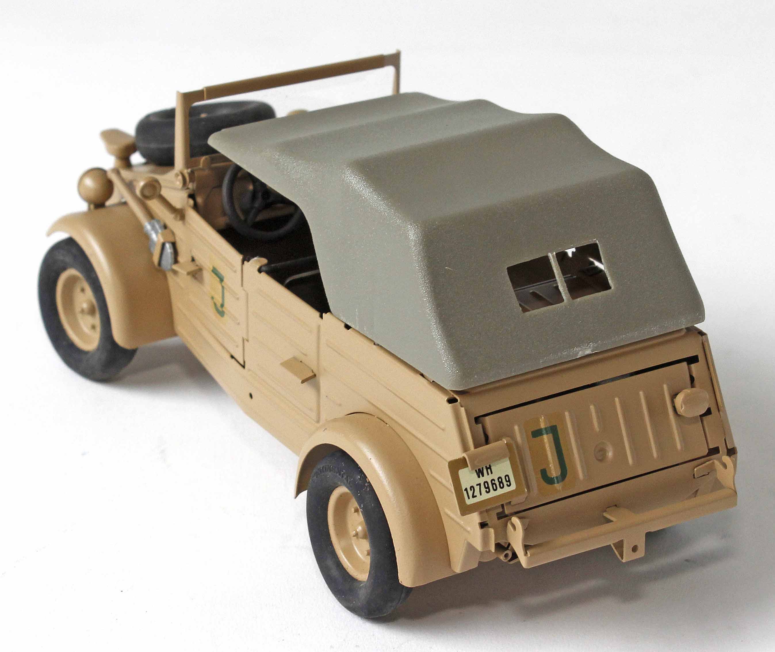  Artikelbild 1 des Artikels “VW Typ 82 Deutsche Wehrmacht Kübelwagen ohne Verdeck  1:24 “